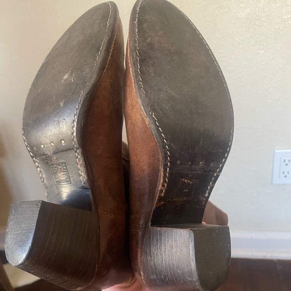 Frye Brown Heeled Boots - Picture 5 of 5